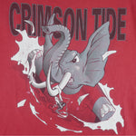 NCAA (Home Team) - Alabama Crimson Tide Single Stitch T-Shirt 1990s X-Large Vintage Retro College