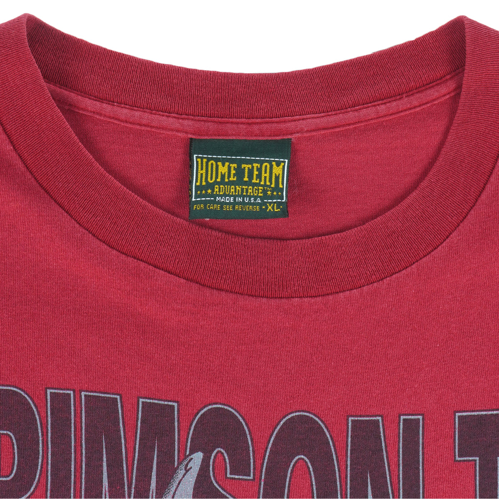 NCAA (Home Team) - Alabama Crimson Tide Single Stitch T-Shirt 1990s X-Large Vintage Retro College