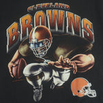 NFL (Lee) - Cleveland Browns Helmet T-Shirt 2001 Large Vintage Retro Football