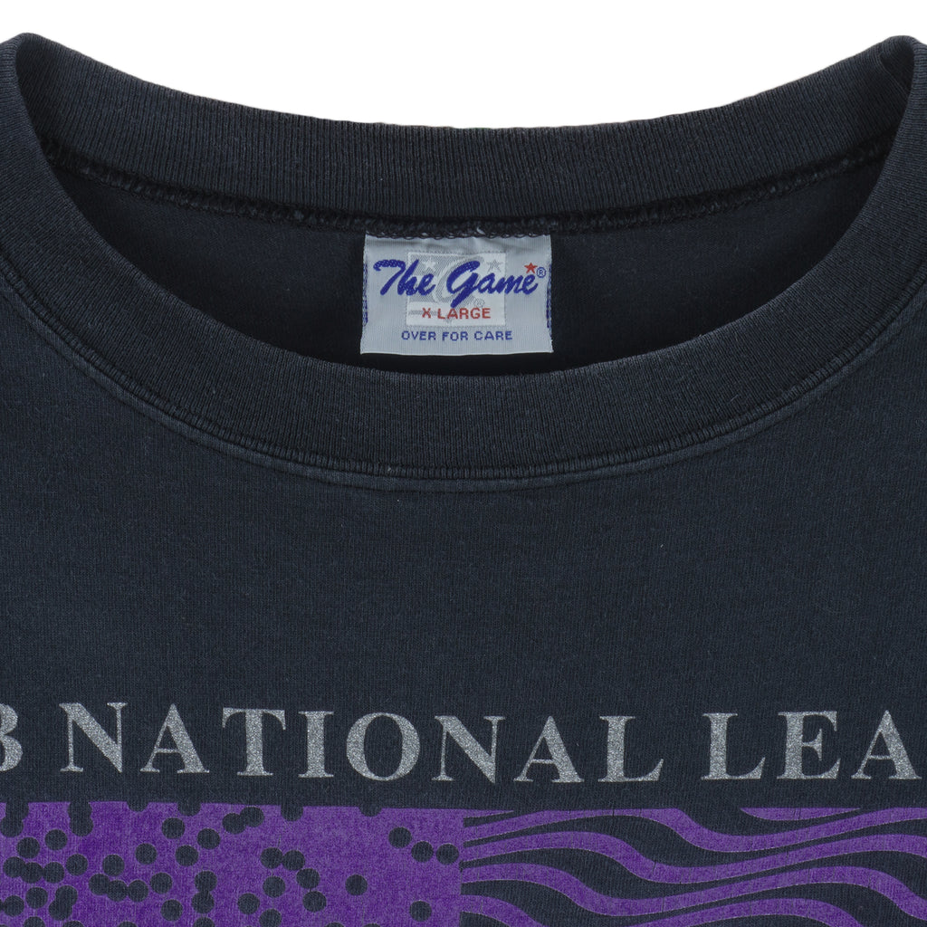 MLB (The Game) - Colorado Rockies Single Stitch T-Shirt 1993 X-Large Vintage Retro Baseball