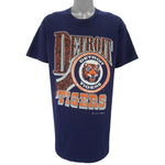 MLB (Henry Aaron) - Detroit Tigers Single Stitch T-Shirt 1993 X-Large Vintage Retro Baseball