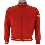 Nike - Red Embroidered Jacket 1980s Medium Vintage Retro