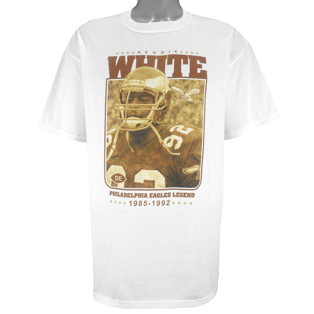 NFL - Philadelphia Eagles Reggie White T-Shirt 1990s X-Large Vintage Retro Football