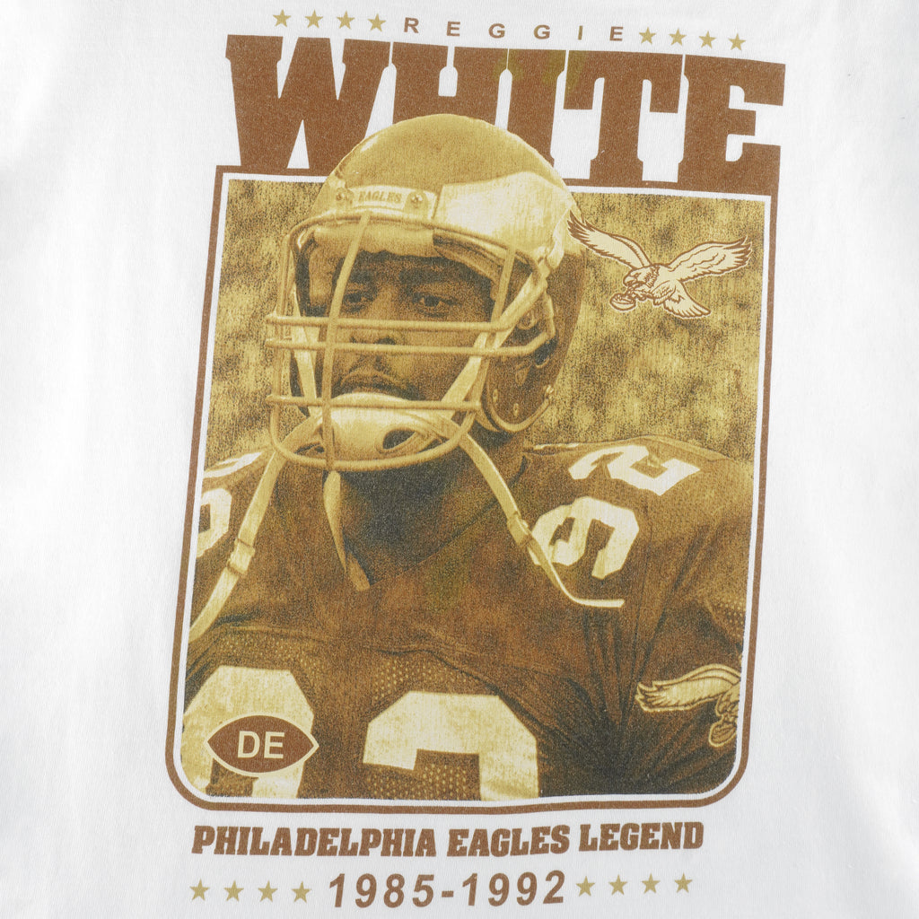 NFL - Philadelphia Eagles Reggie White T-Shirt 1990s X-Large Vintage Retro Football