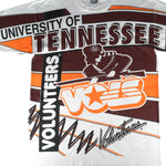 NCAA (Magic Johnson T's) - Tennessee Volunteers All Over Print T-Shirt 1990s Large Vintage Retro College