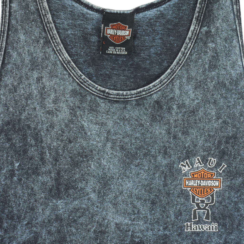 Harley Davidson - Maui Hawaii Sleeveless Shirt 1998 Large