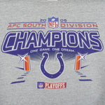 NFL - Indianapolis Colts Champs Crew Neck Sweatshirt 2006 Large Vintage Retro Football