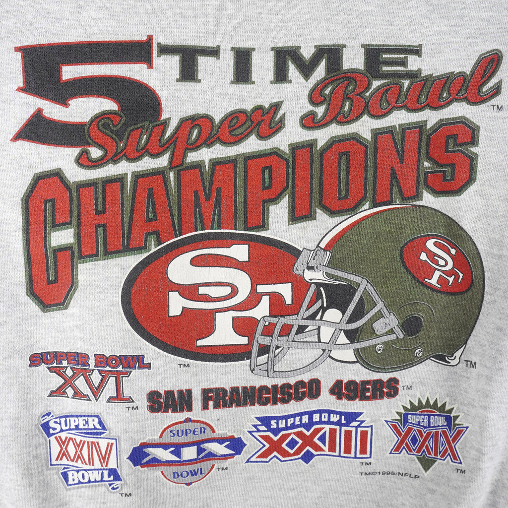 Vintage 90s San Francisco 49ers Sweatshirt NFL American Football Team  Sweatshirt Size Medium -  Canada