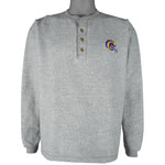 NFL (Pro Edge) - St. Louis Rams Embroidered Sweatshirt 2000s Large