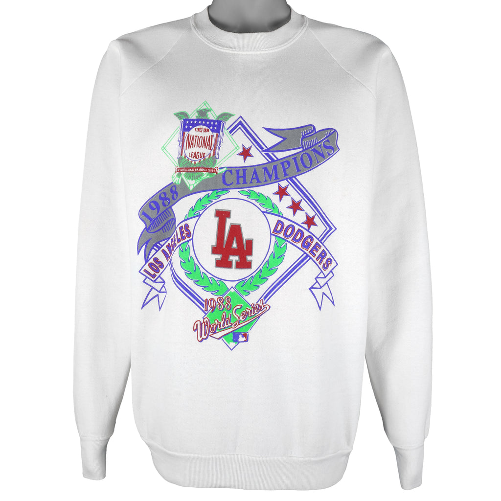 MLB - Los Angeles Dodgers Champions Sweatshirt 1988 X-Large Vintage Retro Baseball