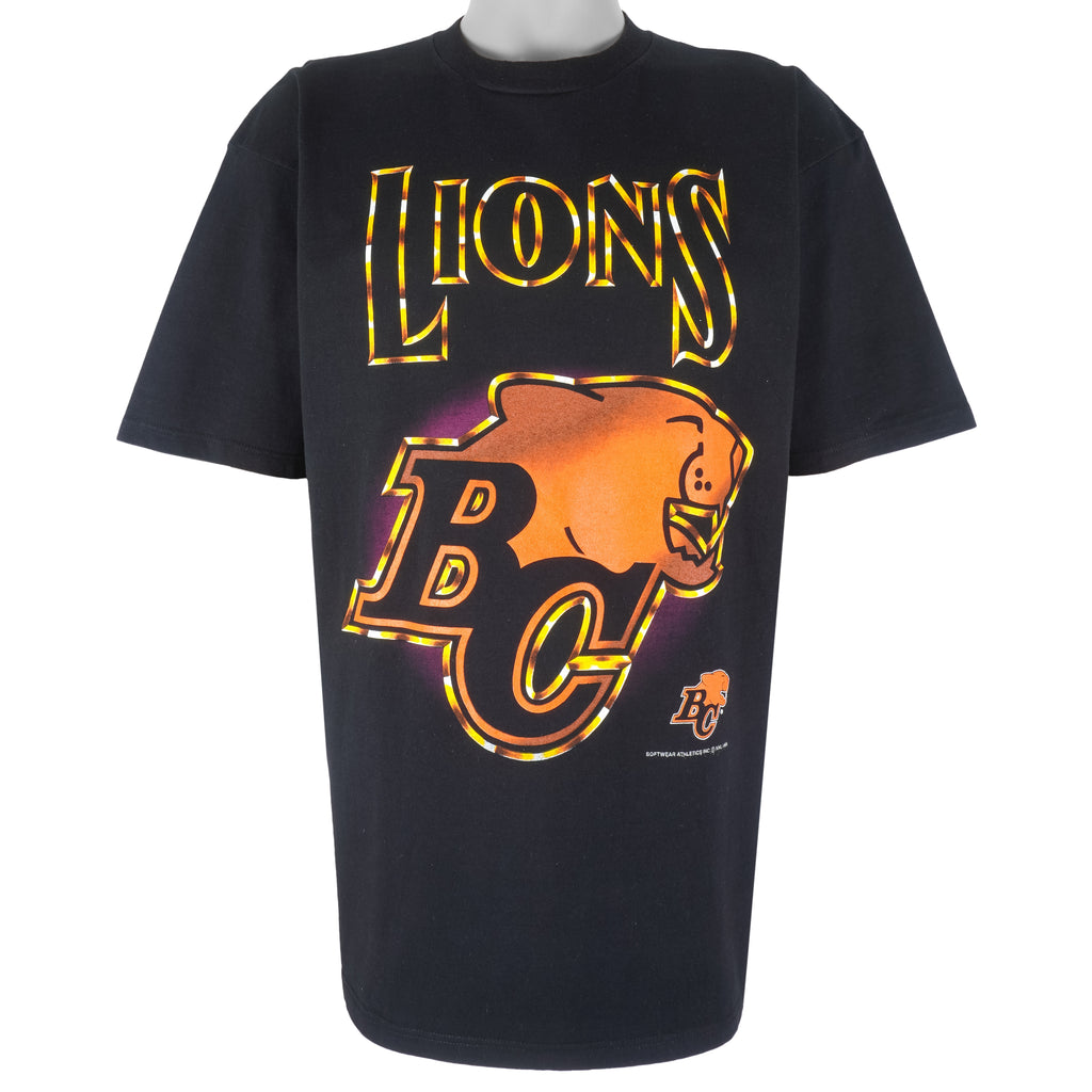 CFL - British Columbia Lions T-Shirt 1994 Large Vintage Retro Football