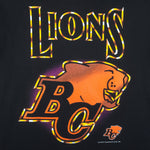 CFL - British Columbia Lions T-Shirt 1994 Large Vintage Retro Football