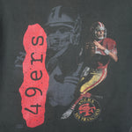 NFL - San Francisco 49ers Single Stitch T-Shirt 1990s Large Vintage Retro Football