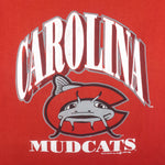 MLB (Savvy) - Carolina Mudcats Single Stitch T-Shirt 1993 X-Large Vintage Retro Baseball