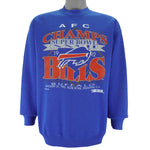 NFL (Trench) - Buffalo Bills AFC Champs Crew Neck Sweatshirt 1992 Large vintage retro football