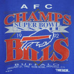 NFL (Trench) - Buffalo Bills AFC Champs Crew Neck Sweatshirt 1992 Large vintage retro football