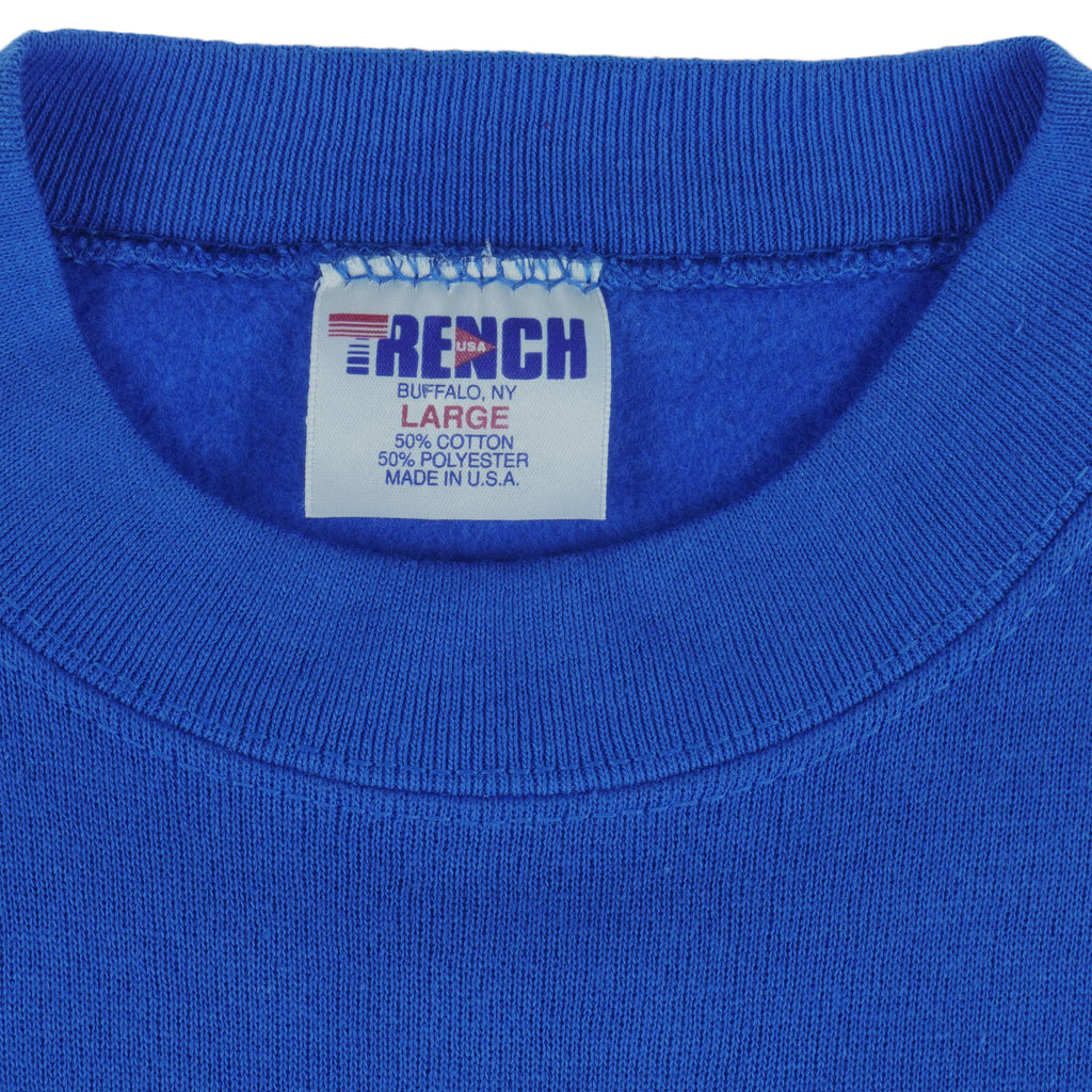 NFL (Trench) - Buffalo Bills AFC Champs Crew Neck Sweatshirt 1992 Large vintage retro football