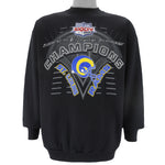 NFL (Logo 7) - St. Louis Rams Super Bowl Sweatshirt 2000 Large