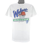 NBA (Salem) - Minnesota Wolves Basketball T-Shirt 1990s Large