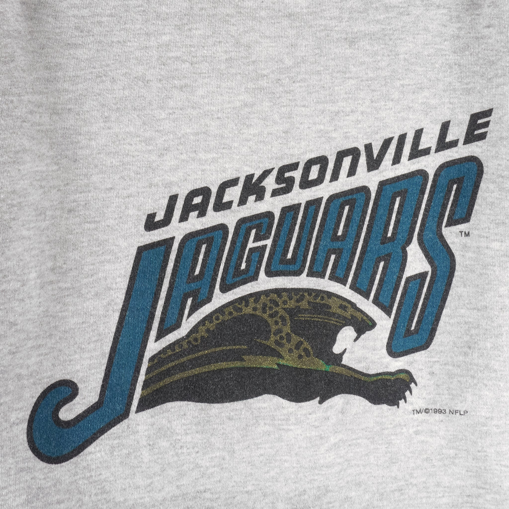 NFL (Tultex) - Jacksonville Jaguars Crew Neck Sweatshirt 1993 Large