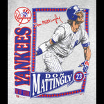 MLB (Nutmeg) - New York Yankees Don Mattingly MVP T-Shirt 1990 Large Vintage Retro Baseball