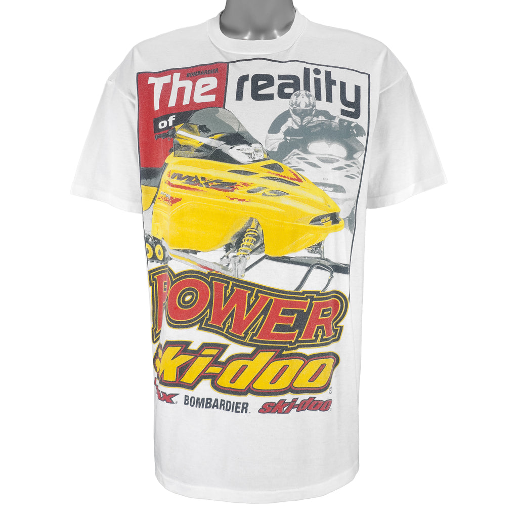 Vintage - The Reality Of The Ski-Doo Power T-Shirt 1990s X-Large Vintage Retro