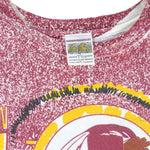 NFL (Magic Johnson T's) - Washington Redskins All Over Print T-Shirt 1990s X-Large Vintage Retro Football