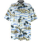 Vintage (Pierre Cardin) - Tropical Coconut Tree All Over Print Shirt 1990s 3X-Large Vintage Retro