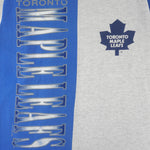 NHL (Waves) - Toronto Maple Leafs Two-Tone T-Shirt 1993 Medium Vintage Retro Hockey