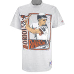 MLB (Nutmeg) - Baltimore Orioles Cal Ripken Jr. Stat T-Shirt 1991 Large