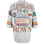 NFL (Long Gone) - Cleveland Browns World Champs T-Shirt 1992 X-Large Vintage Retro Football