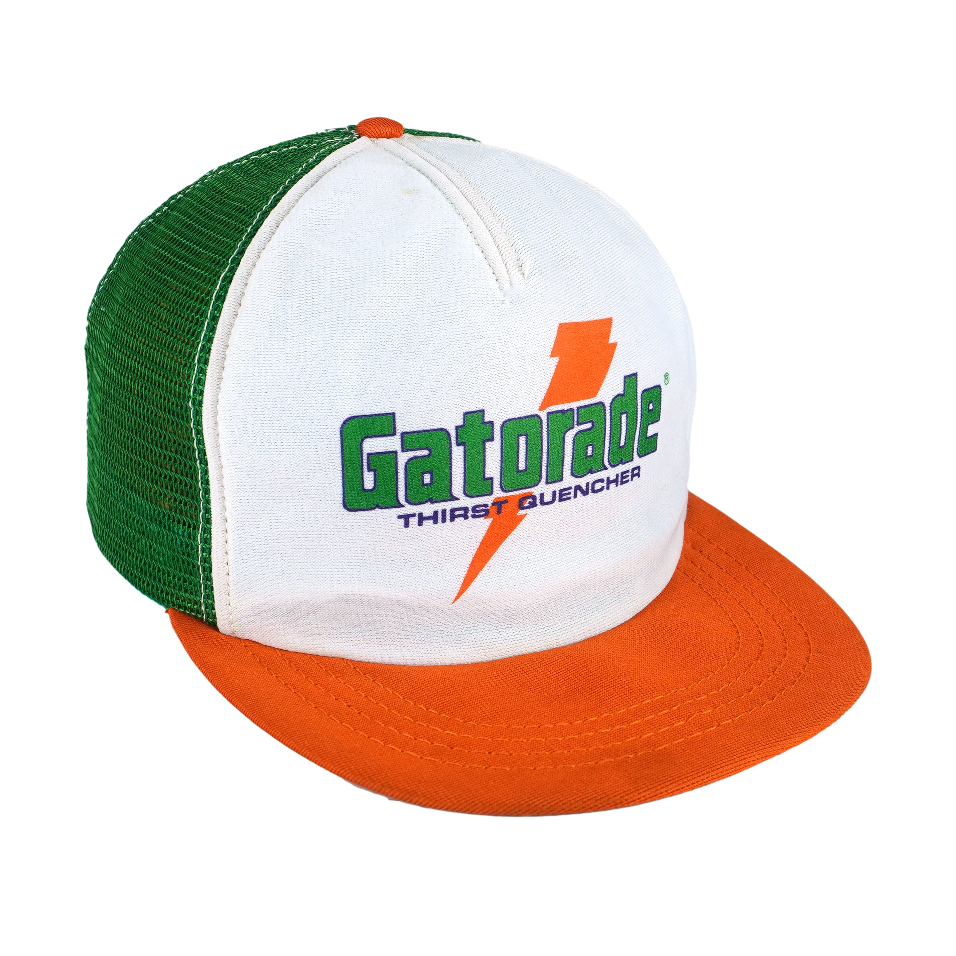 Vintage Gatorade Thirst Quencher Snapback Trucker Hat 1980s OSFA Vintage Club Clothing