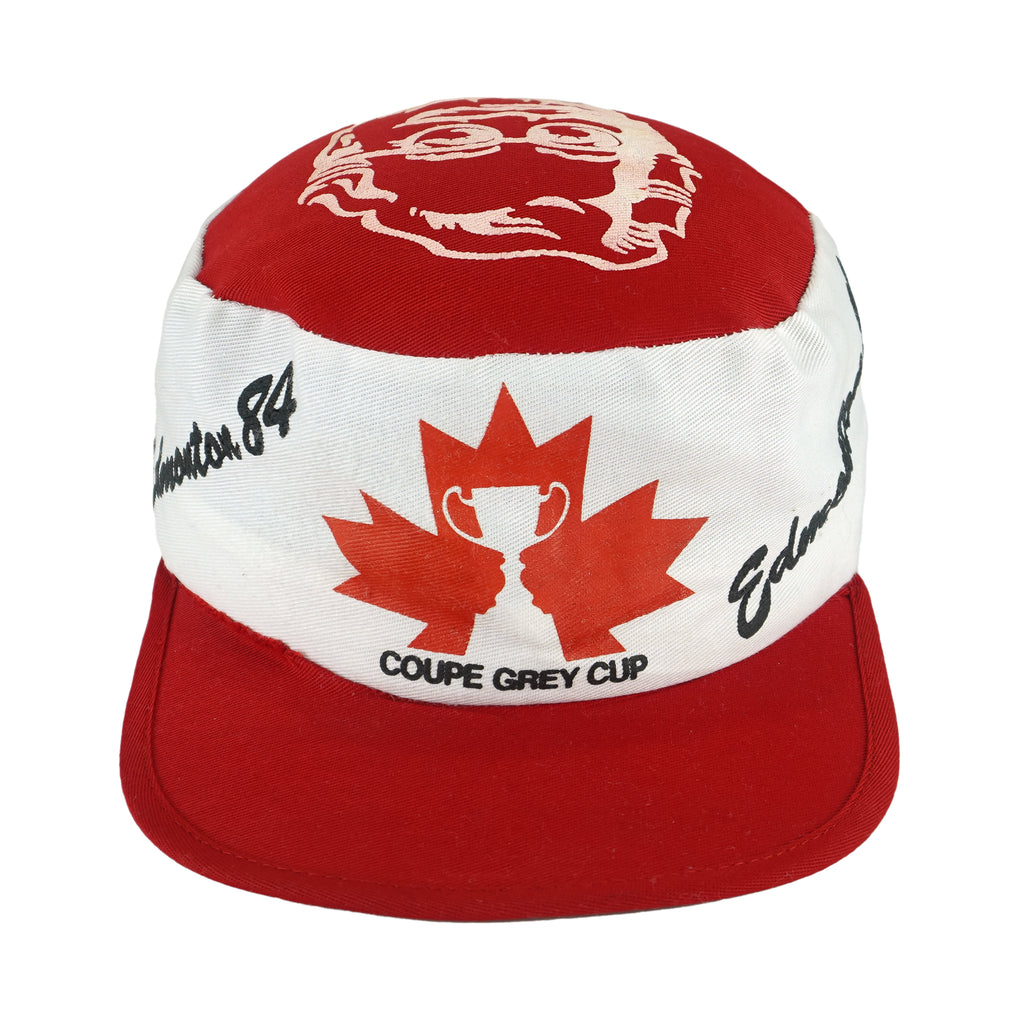 CFL (Promo-Wear) - Coupe Grey Cup Edmonton X KFC Painter Hat 1984 Fitted Vintage Retro Football