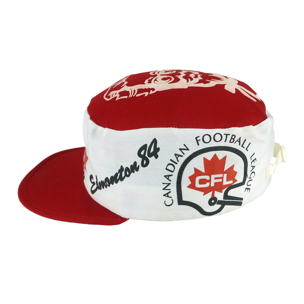 CFL (Promo-Wear) - Coupe Grey Cup Edmonton X KFC Painter Hat 1984 Fitted Vintage Retro Football