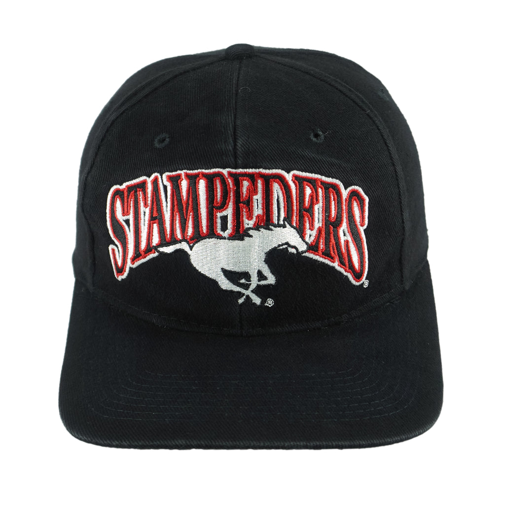 Starter (CFL) - Calgary Stampeders Adjustable Hat 1990s OSFA Vintage Retro Football