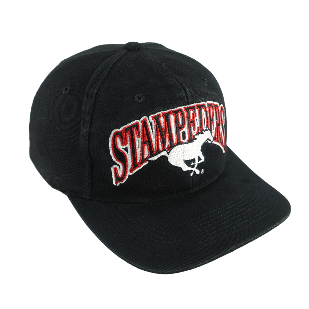 Starter (CFL) - Calgary Stampeders Adjustable Hat 1990s OSFA Vintage Retro Football