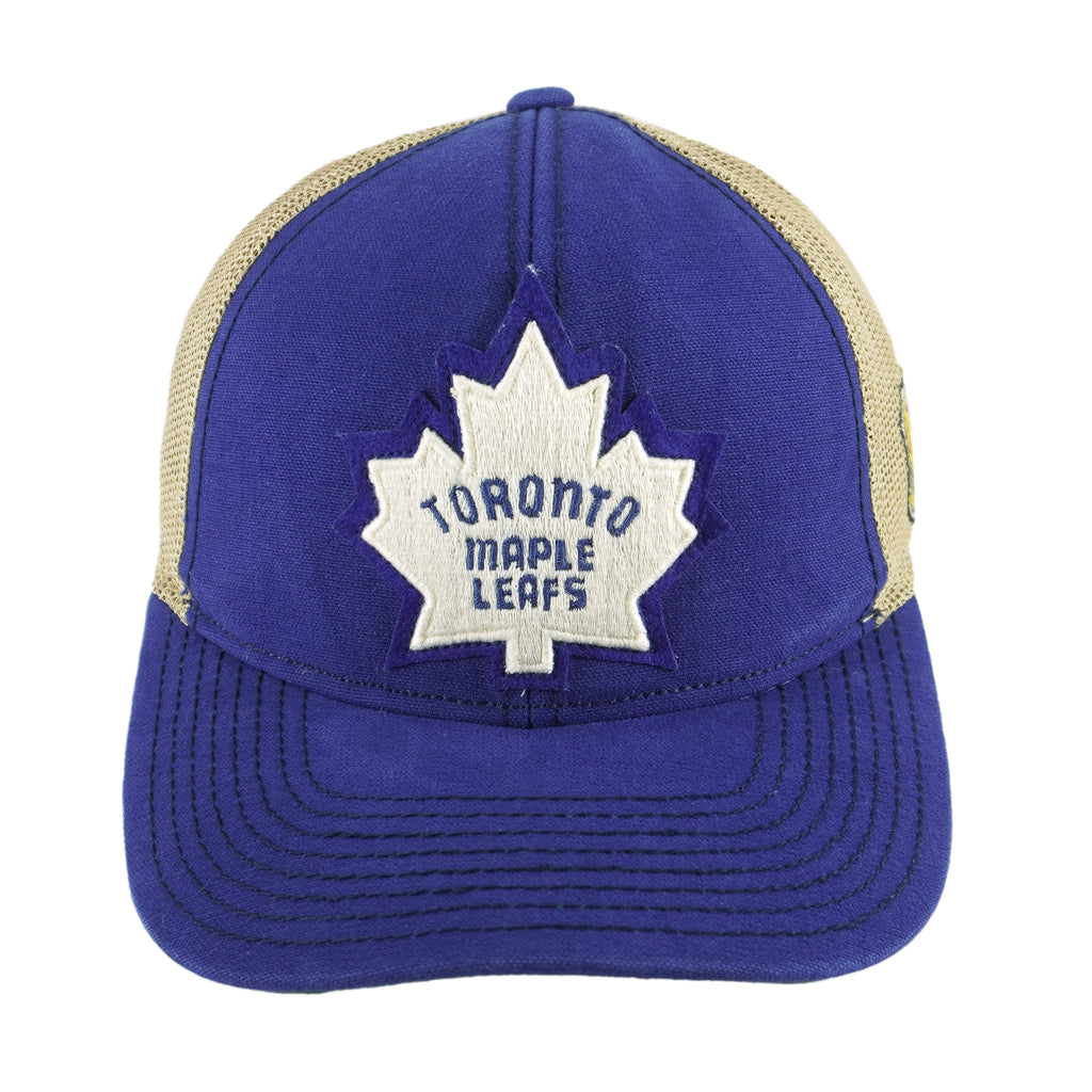 NHL (CCM) - Toronto Maple Leafs Embroidered Snapback Hat 1990s OSFA Vintage Retro Hockey