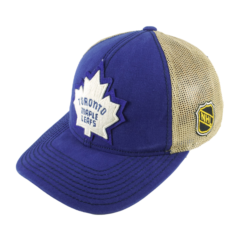 NHL (CCM) - Toronto Maple Leafs Embroidered Snapback Hat 1990s OSFA Vintage Retro Hockey