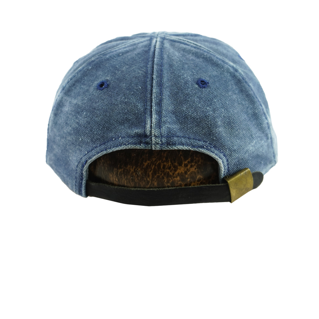 Levi's - Blue Denim Spell-Out Strapback Hat Vintage Retro