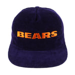 NFL - Chicago Bears Corduroy Deadstock Snapback Hat 1990s OSFA Vintage Retro Football