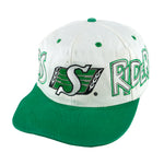 CFL (Softwear) - Saskatchewan Roughriders Adjustable Hat 1990s OSFA Vintage Retro Football