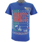 NFL (Salem) - New York Giants Aerial Assault T-Shirt 1992 Medium