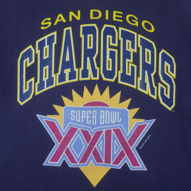 NFL - San Diego Chargers Single Stitch T-Shirt 1994 Large vintage retro football