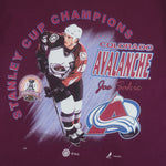 NHL (M&O Knits) - Colorado Avalanche Joe Sakic MVP T-Shirt 2001 Large vintage retro hockey