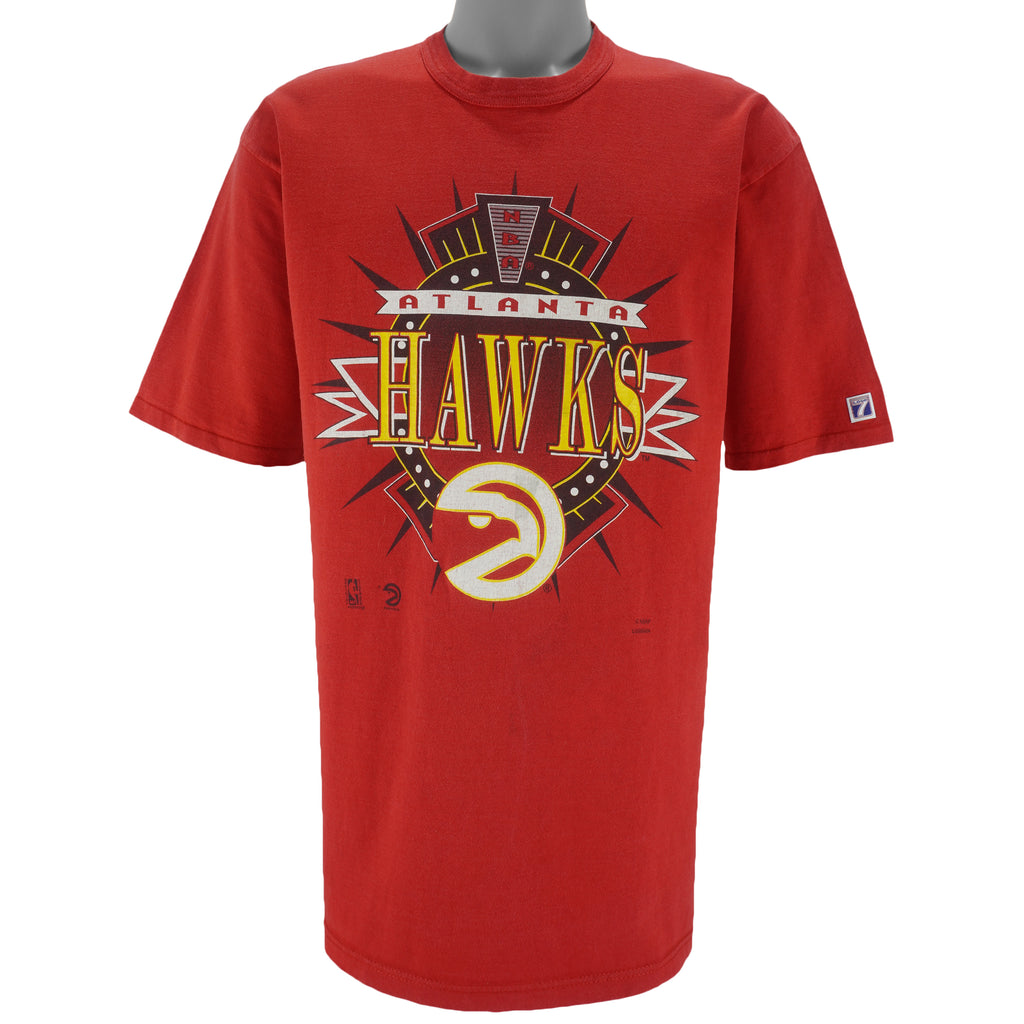 NBA (Logo 7) - Atlanta Hawks T-Shirt 1990s X-Large vintage retro basketball