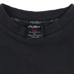 FUBU - Black 05 Embroidered T-Shirt 1990s X-Large vintage retro