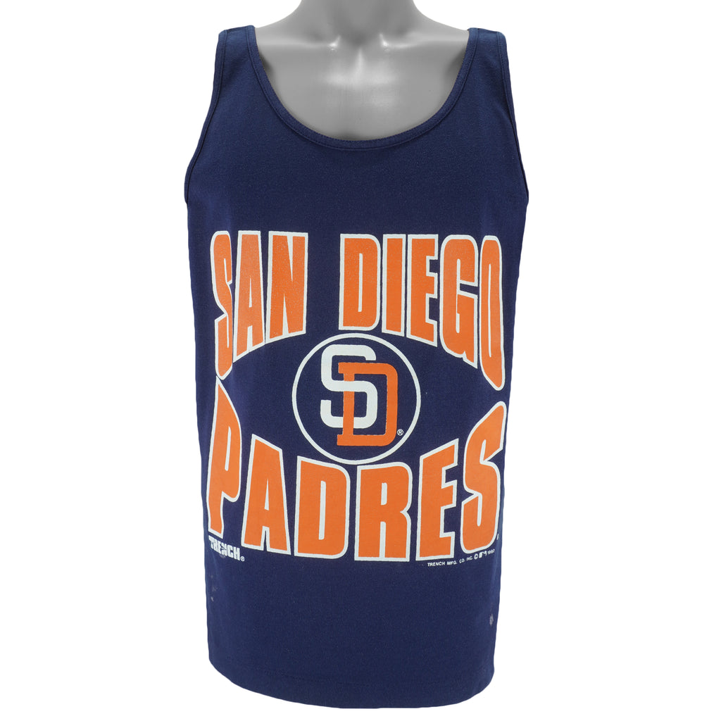 MLB (Trench) - San Diego Padres Sleeveless Shirt 1992 Large