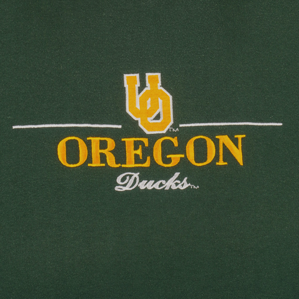 NCAA (CS) - Oregon Ducks Crew Neck Sweatshirt 1990s X-Large