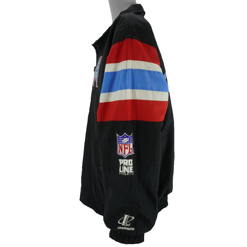 NFL (Pro Line) - Houston Oilers Jacket 1990s X-Large vintage retro football