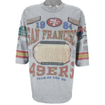NFL (Long Gone) - San Francisco 49ers Team Of The 80s T-Shirt 1992 X-Large